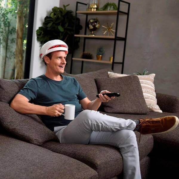 iRestore Hair Loss Treatment at Watching TV