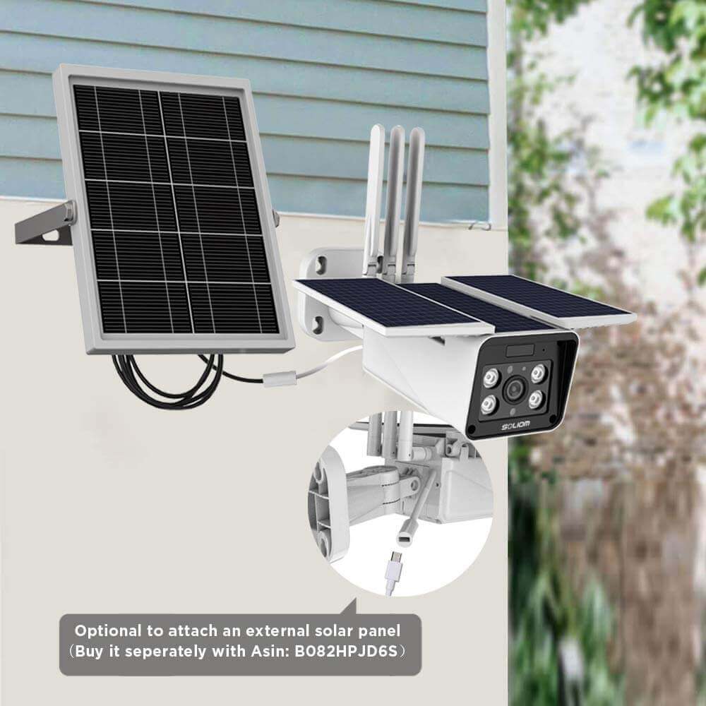 Soliom Solar Battery Bullet Camera Image 2