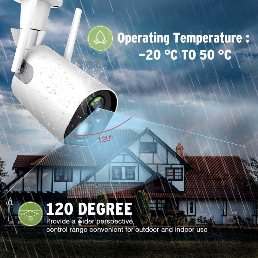Zeetopin Wireless Outdoor Security Camera Image 3