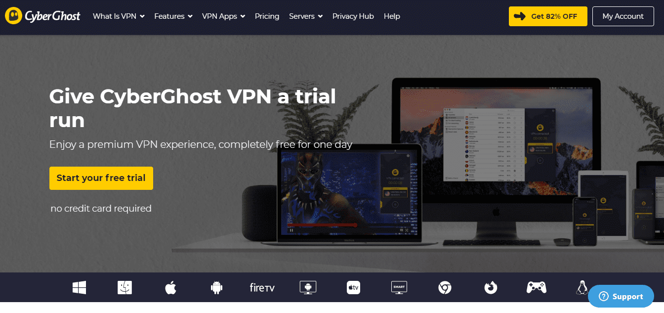 Cyberghost VPN Free Trial