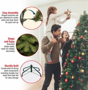 National Tree Company Feel Real Pre lit Artificial Christmas Tree